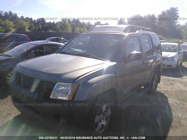 5N1AN08UX6C510517 - 2006 NISSAN XTERRA OFF ROAD/S/SE BROWN photo 2