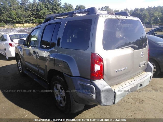 5N1AN08UX6C510517 - 2006 NISSAN XTERRA OFF ROAD/S/SE BROWN photo 3