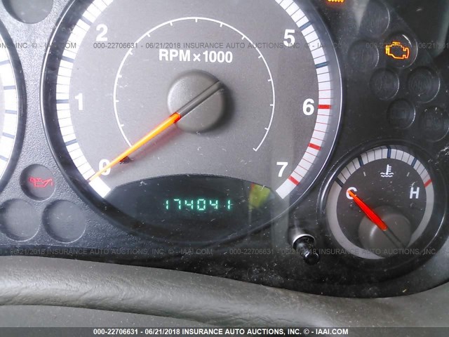 1J4GL38K25W641615 - 2005 JEEP LIBERTY RENEGADE BLACK photo 7