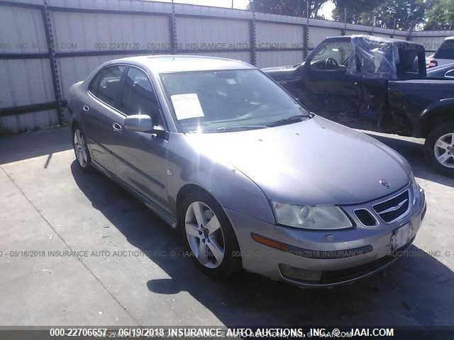 YS3FH41U661102393 - 2006 SAAB 9-3 AERO GRAY photo 1