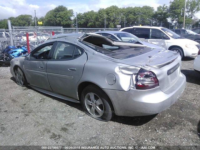 2G2WP552581138540 - 2008 PONTIAC GRAND PRIX SILVER photo 3
