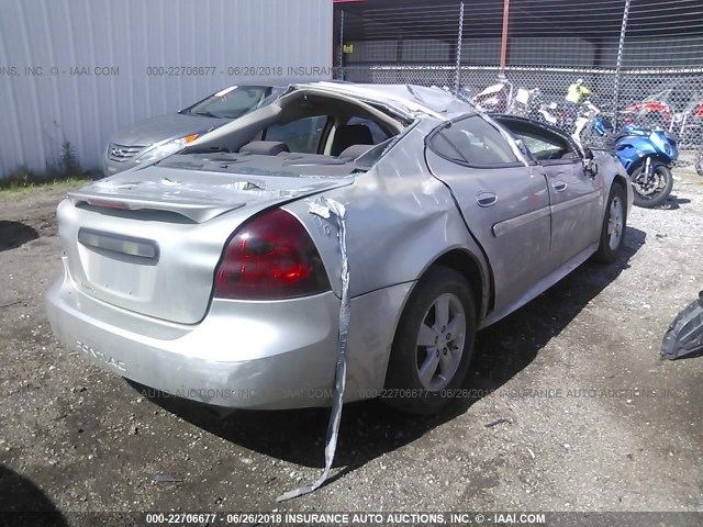 2G2WP552581138540 - 2008 PONTIAC GRAND PRIX SILVER photo 4