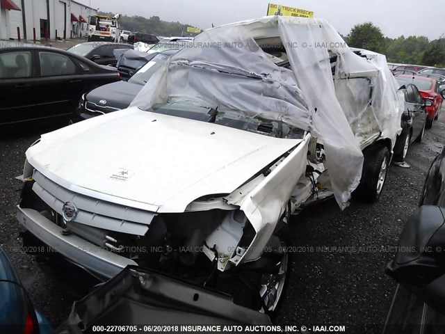 1GYEE637790139164 - 2009 CADILLAC SRX WHITE photo 2