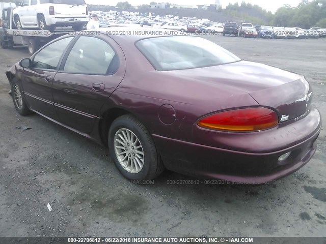 2C3HD46R62H223506 - 2002 CHRYSLER CONCORDE LX BURGUNDY photo 3