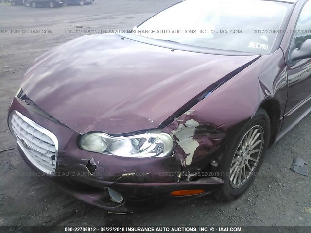 2C3HD46R62H223506 - 2002 CHRYSLER CONCORDE LX BURGUNDY photo 6