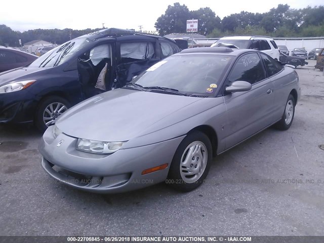 1G8ZH1271VZ379149 - 1997 SATURN SC2 SILVER photo 2