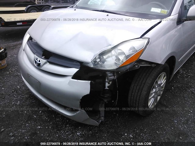 5TDBK22C39S025734 - 2009 TOYOTA SIENNA XLE/XLE LIMITED SILVER photo 6