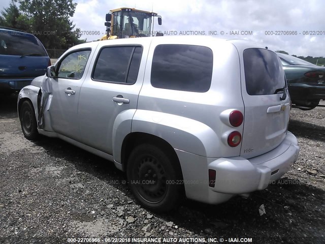 3GNBAADB8AS544724 - 2010 CHEVROLET HHR LS SILVER photo 3