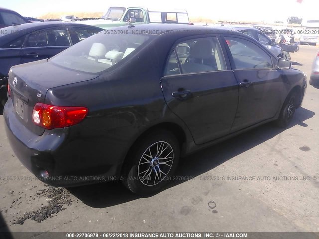 2T1BU4EE1AC532745 - 2010 TOYOTA COROLLA S/LE/XLE BLACK photo 4