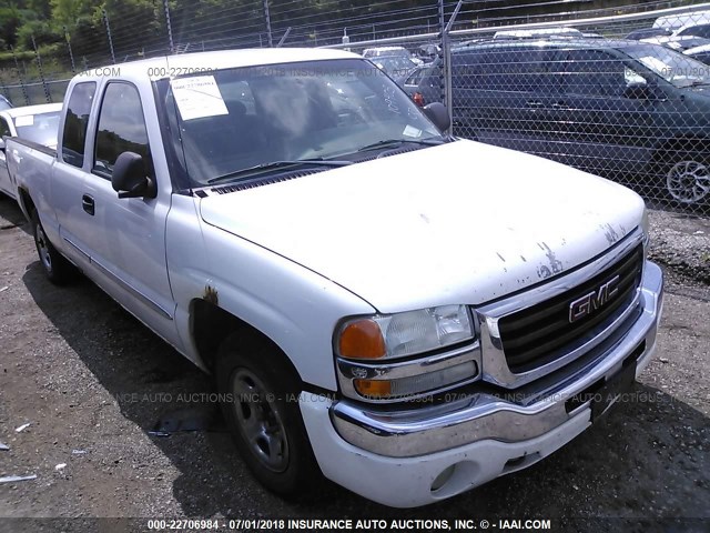 2GTEC19V541109405 - 2004 GMC NEW SIERRA C1500 WHITE photo 1