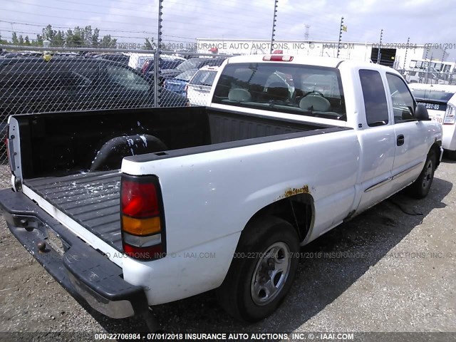 2GTEC19V541109405 - 2004 GMC NEW SIERRA C1500 WHITE photo 4