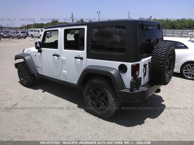 1C4BJWDG1HL632791 - 2017 JEEP WRANGLER UNLIMITE SPORT WHITE photo 3