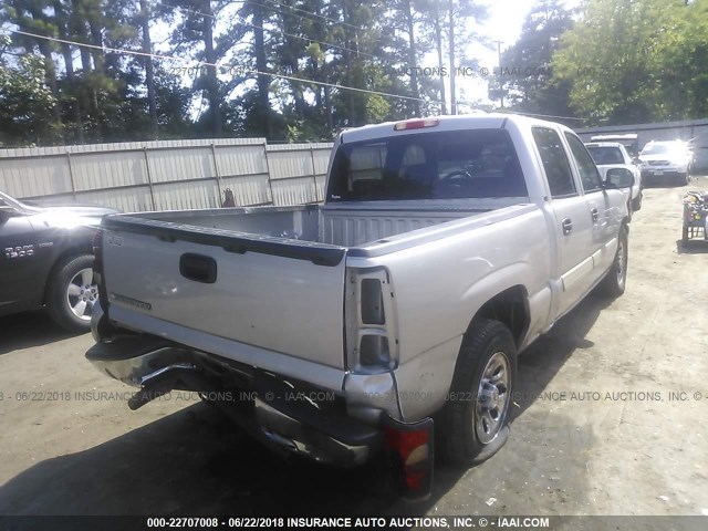 2GCEC13V061326159 - 2006 CHEVROLET SILVERADO C1500 SILVER photo 4