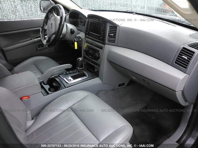 1J4HR48NX5C587761 - 2005 JEEP GRAND CHEROKEE LAREDO/COLUMBIA/FREEDOM 黑色 照片 5