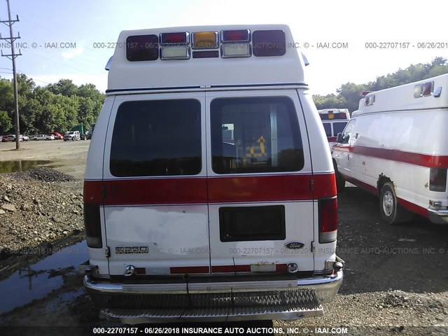 1FDSS34PX6HB29719 - 2006 FORD ECONOLINE E350 SUPER DUTY VAN WHITE photo 8