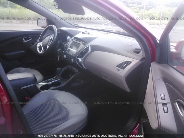 KM8JUCAC4BU192615 - 2011 HYUNDAI TUCSON GLS/LIMITED 红色 照片 5