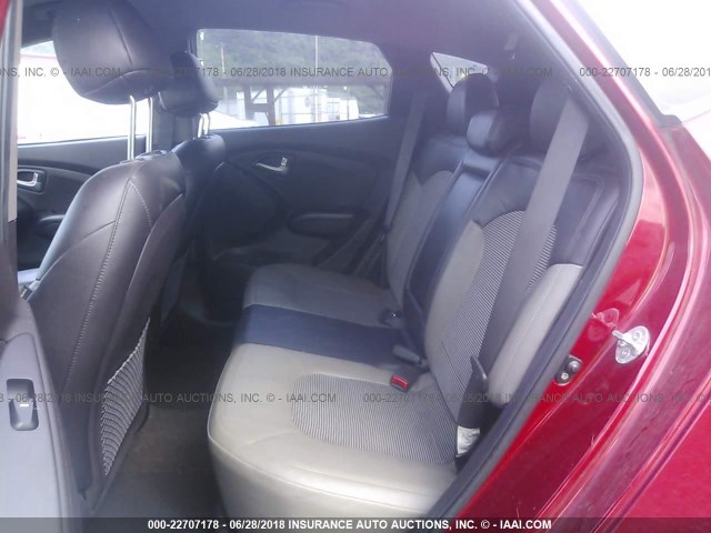 KM8JUCAC4BU192615 - 2011 HYUNDAI TUCSON GLS/LIMITED 红色 照片 8