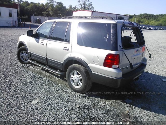 1FMPU16535LB02616 - 2005 FORD EXPEDITION XLT SILVER photo 3