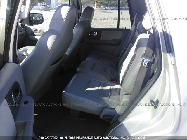 1FMPU16535LB02616 - 2005 FORD EXPEDITION XLT SILVER photo 8