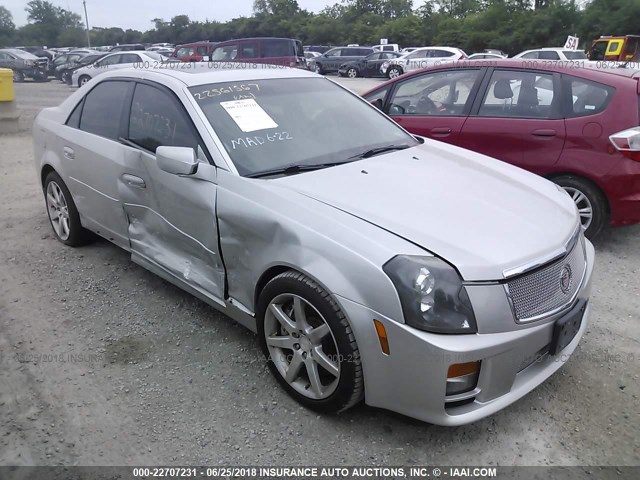 1G6DN56S750125497 - 2005 CADILLAC CTS-V SILVER photo 1