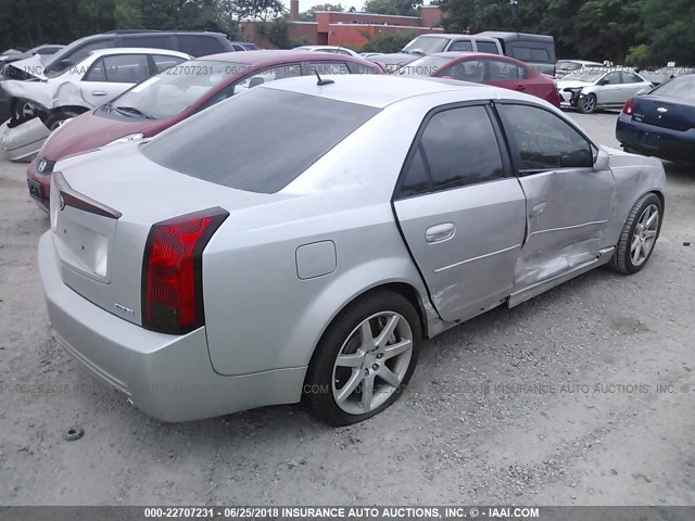 1G6DN56S750125497 - 2005 CADILLAC CTS-V SILVER photo 4