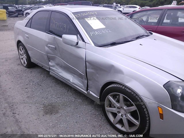 1G6DN56S750125497 - 2005 CADILLAC CTS-V SILVER photo 6