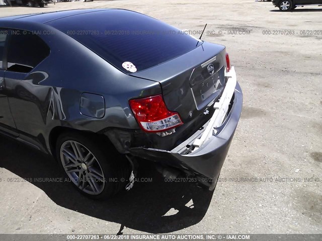 JTKJF5C71C3039491 - 2012 TOYOTA SCION TC ნაცრისფერი ფოტო 6