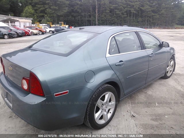 1G1ZG57B794139922 - 2009 CHEVROLET MALIBU LS ტალღისფერი ფოტო 4