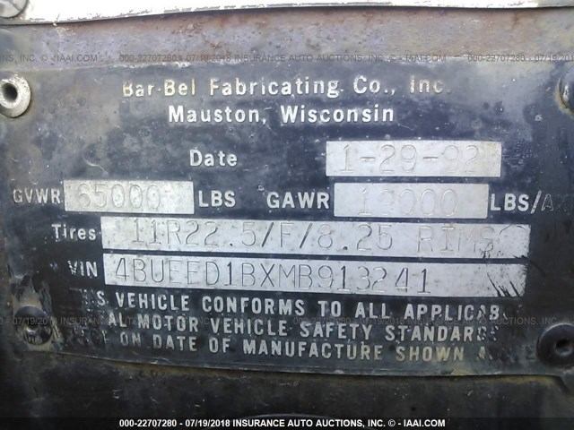 4BUEED1BXMB913241 - 1991 BAR-BEL FABRICATION CO TANK  SILVER photo 6