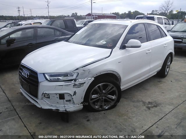 WA1JCCFS0JR014283 - 2018 AUDI Q3 PREMIUM PLUS WHITE photo 2