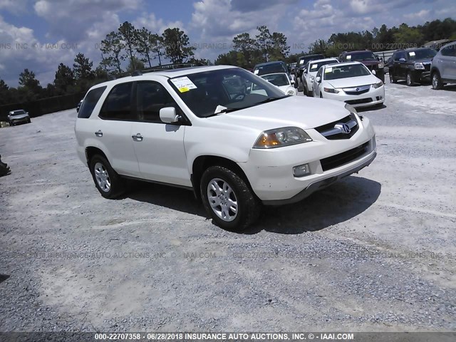 2HNYD18824H559844 - 2004 ACURA MDX TOURING WHITE photo 1