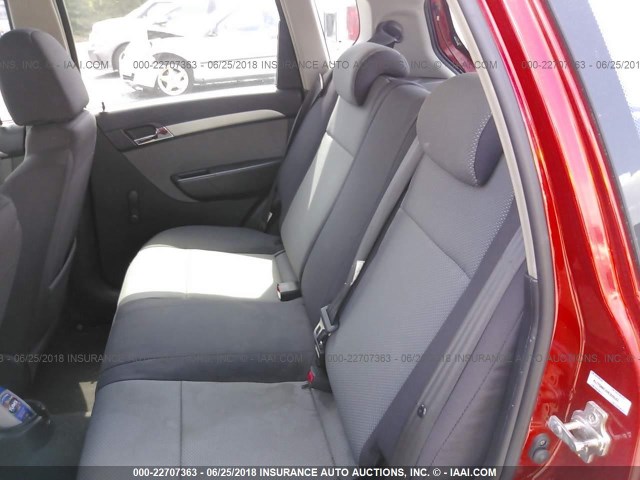 KL1TD66E39B309543 - 2009 CHEVROLET AVEO LS/LT 红色 照片 8