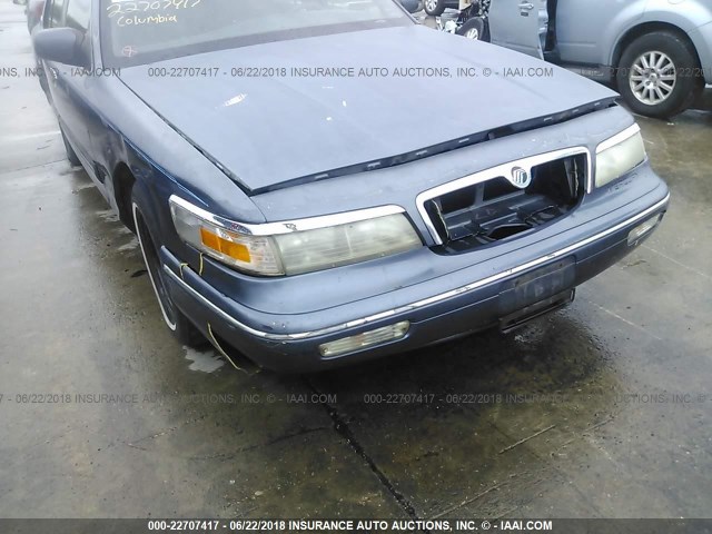 2MELM74W8TX681070 - 1996 MERCURY GRAND MARQUIS GS Light Blue photo 6