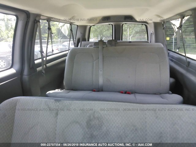 1GAZGZFG2B1189025 - 2011 CHEVROLET EXPRESS G3500 LS 白色 照片 8