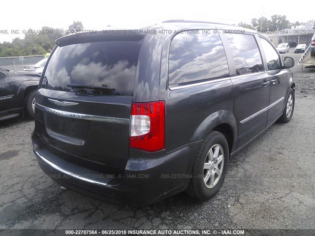 2A4RR5DG5BR625207 - 2011 CHRYSLER TOWN & COUNTRY TOURING GRAY photo 4