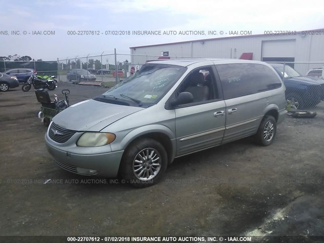 2C8GP64L83R170701 - 2003 CHRYSLER TOWN & COUNTRY LIMITED GRAY photo 2