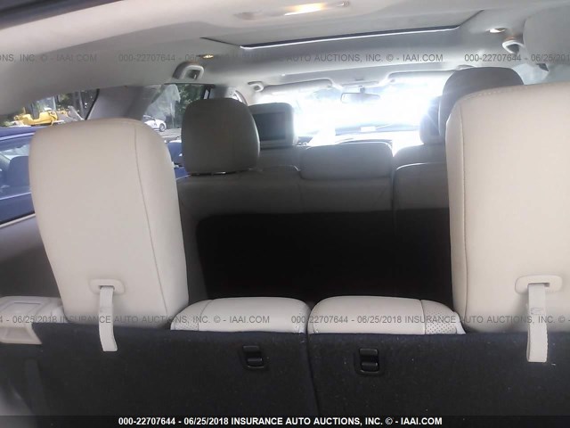 5N1DR2MM3HC645960 - 2017 NISSAN PATHFINDER S/SV/SL/PLATINUM 白色 照片 8