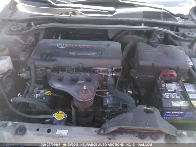 4T1BE30KX5U080416 - 2005 TOYOTA CAMRY LE/XLE/SE Gümüş foto 10