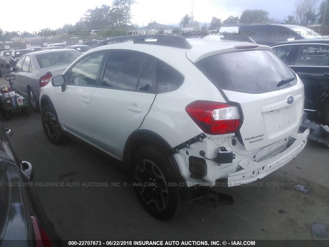 JF2GPADC1G8221303 - 2016 SUBARU CROSSTREK PREMIUM WHITE photo 3