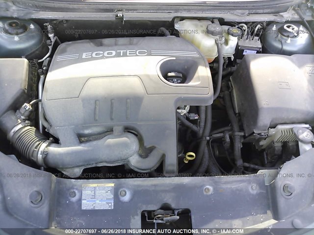 1G1ZG57B49F251873 - 2009 CHEVROLET MALIBU LS 绿色 照片 10