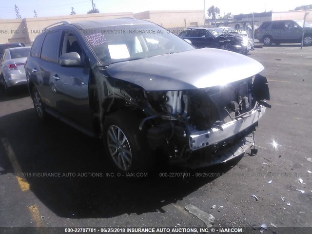 5N1AR2MN5GC669350 - 2016 NISSAN PATHFINDER S/SV/SL/PLATINUM 灰色 照片 1