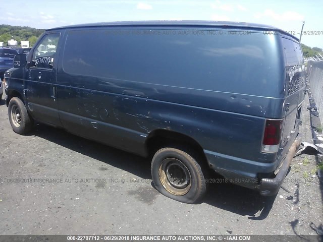 1FTFE2427VHA71465 - 1997 FORD ECONOLINE E250 VAN GREEN photo 3