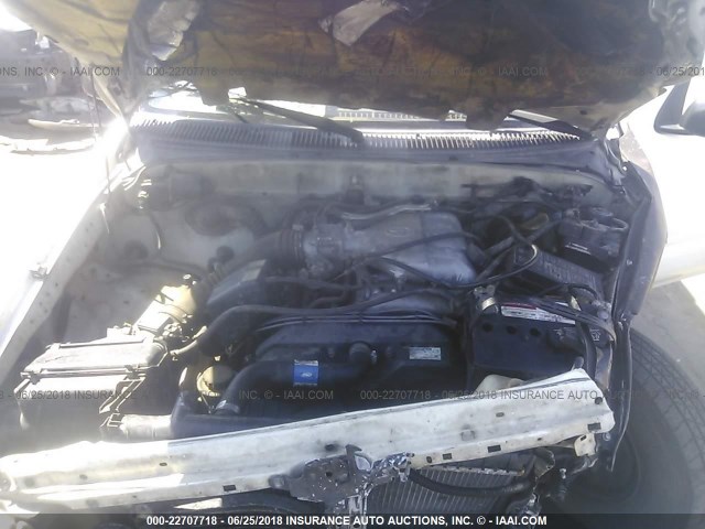 4TAVN52N9WZ144899 - 1998 TOYOTA TACOMA XTRACAB WHITE photo 10