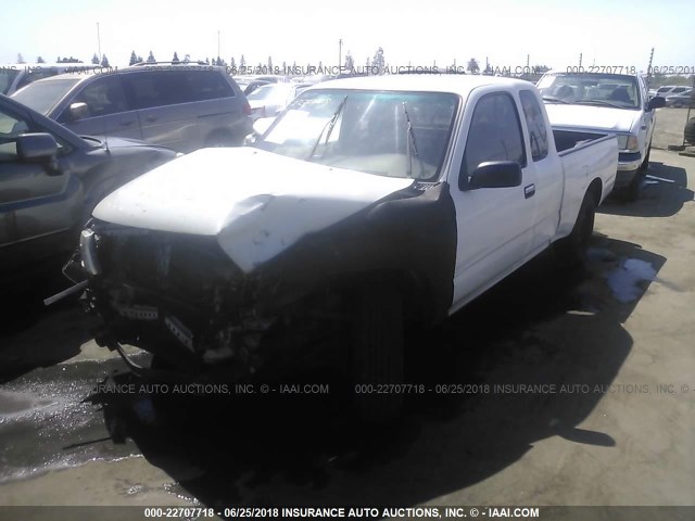 4TAVN52N9WZ144899 - 1998 TOYOTA TACOMA XTRACAB WHITE photo 2