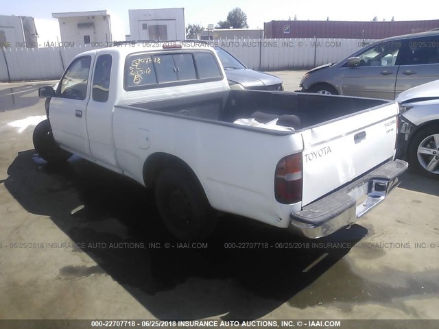 4TAVN52N9WZ144899 - 1998 TOYOTA TACOMA XTRACAB WHITE photo 3