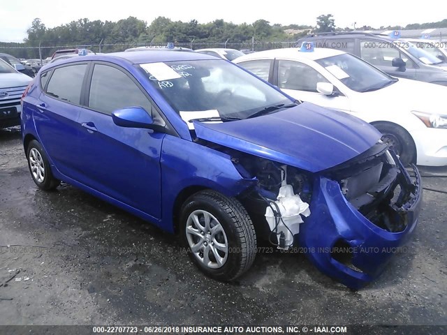 KMHCT5AE9CU053011 - 2012 HYUNDAI ACCENT GLS/GS BLUE photo 1