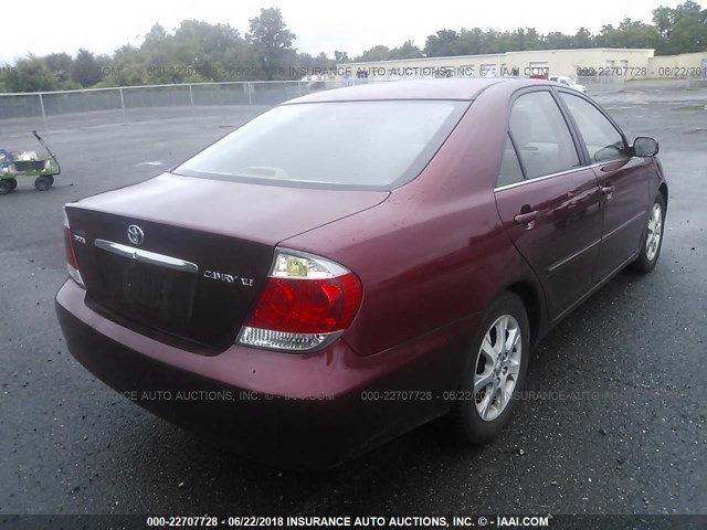 4T1BE30K96U143555 - 2006 TOYOTA CAMRY LE/XLE/SE Qırmızı foto 4