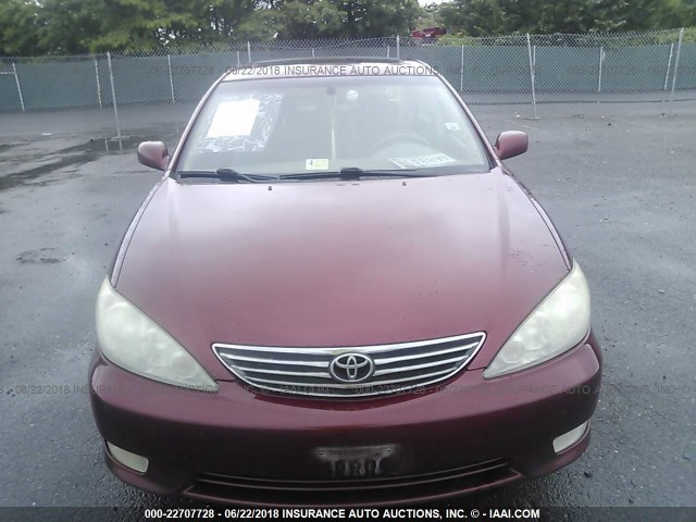 4T1BE30K96U143555 - 2006 TOYOTA CAMRY LE/XLE/SE Qırmızı foto 6