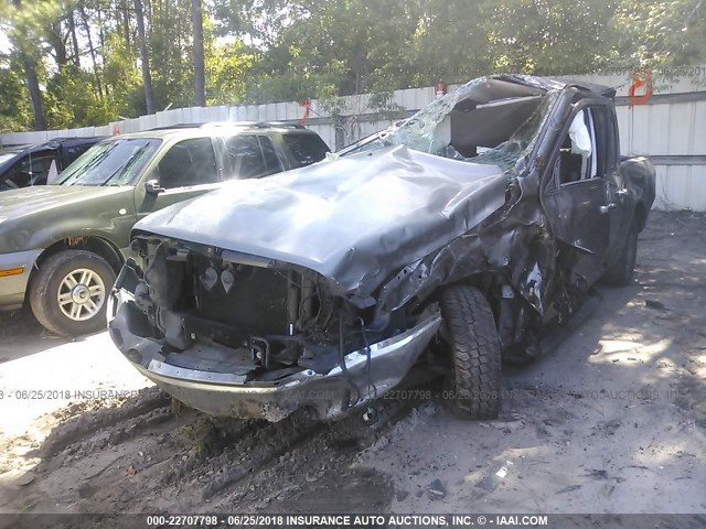 1C6RD6GP6CS100685 - 2012 DODGE RAM 1500 SLT ნაცრისფერი ფოტო 2