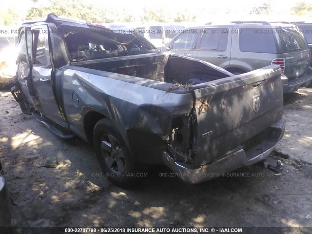 1C6RD6GP6CS100685 - 2012 DODGE RAM 1500 SLT ნაცრისფერი ფოტო 3